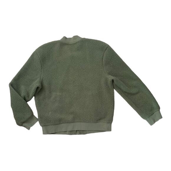 Zyia Active fleece full zip jacket army green women’s size large - Picture 3 of 10